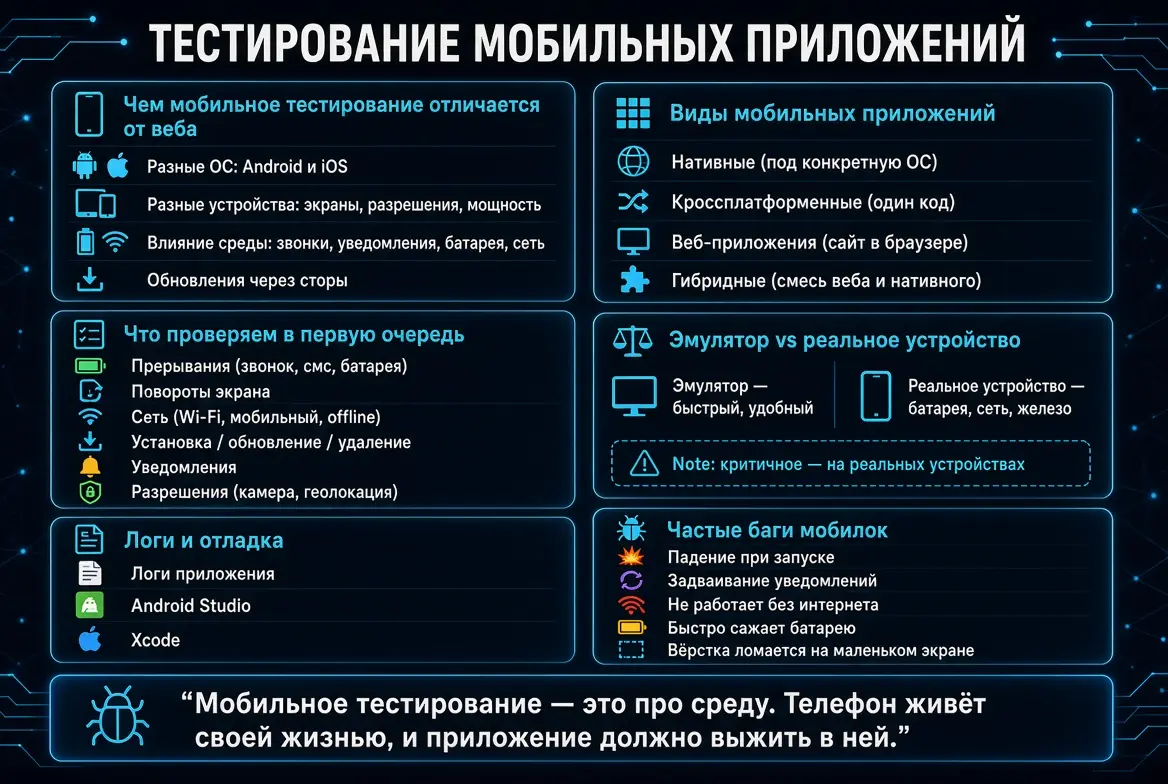 📱 Тестирование мобильных приложений | Сетка — социальная сеть от hh.ru