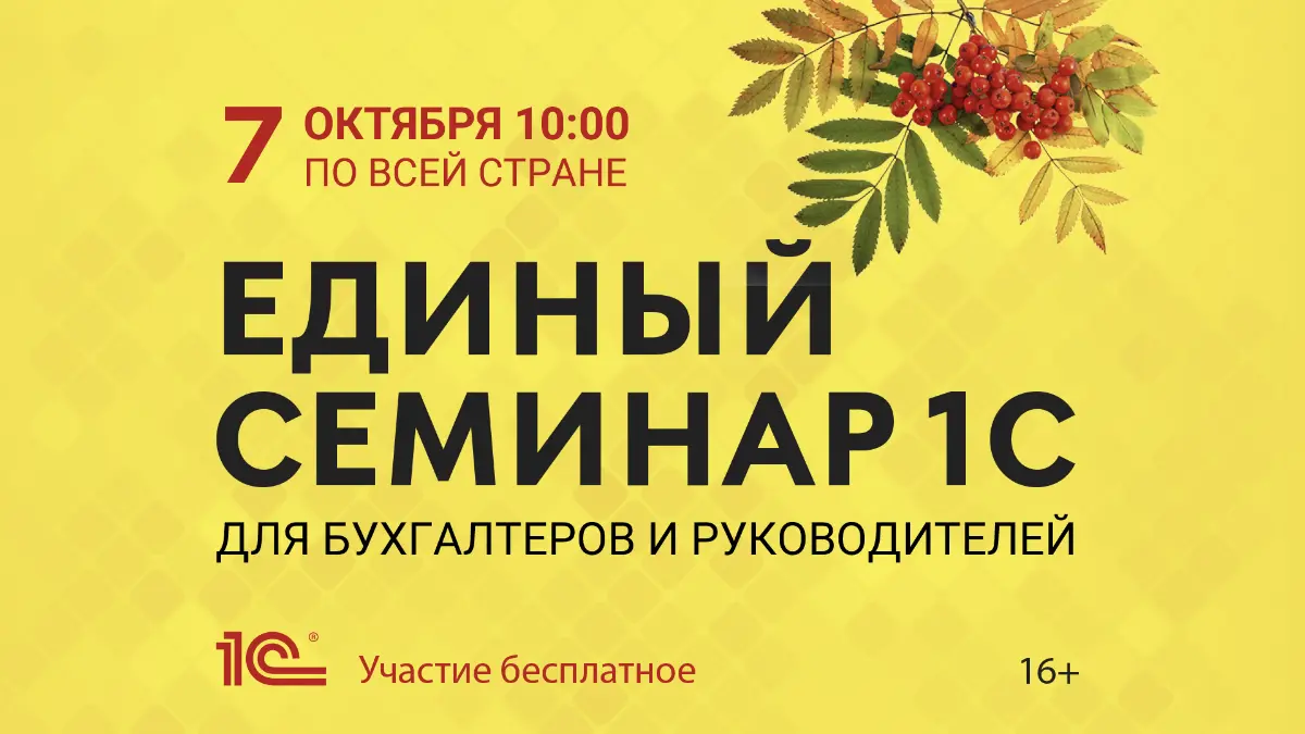 Единый семинар от 1С | Сетка — социальная сеть от hh.ru