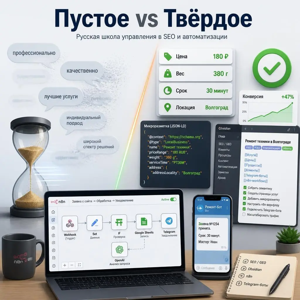 Пустое vs твёрдое: как русская школа управления меняет SEO | Сетка — социальная сеть от hh.ru