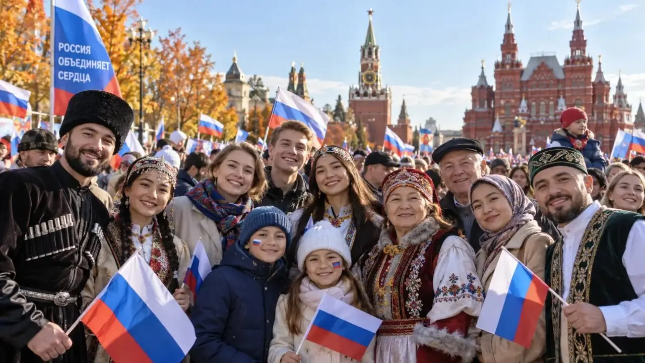 📅 4 ноября — выходной посреди недели
День народного единства в 2026 году выпадает на среду и не примыкает к выходным, так что это самостоятельный нерабочий день | Сетка — социальная сеть от hh.ru