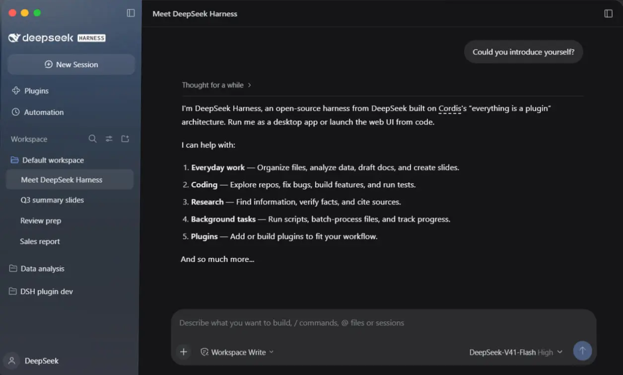 DeepSeek Harness: удобная альтернатива Claude для пользователей из России
Пока Anthropic массово блокирует аккаунты россиян в Claude, китайская DeepSeek тихо выпустила инструмент, который решает ту же... | Сетка — социальная сеть от hh.ru
