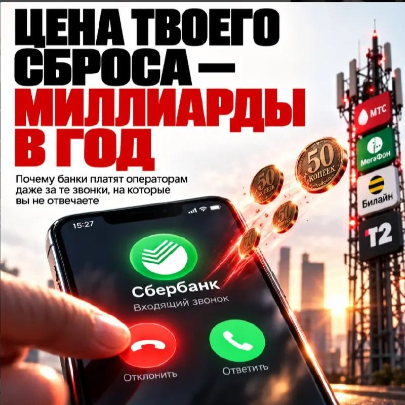 Цена твоего сброса — миллиарды в год: почему с 15 октября операторы связи грозят заблокировать звонки банков⁠⁠
Каждый из нас видел этот экран: телефон звонит с незнакомого номера, но вместо скучных ци... | Сетка — социальная сеть от hh.ru