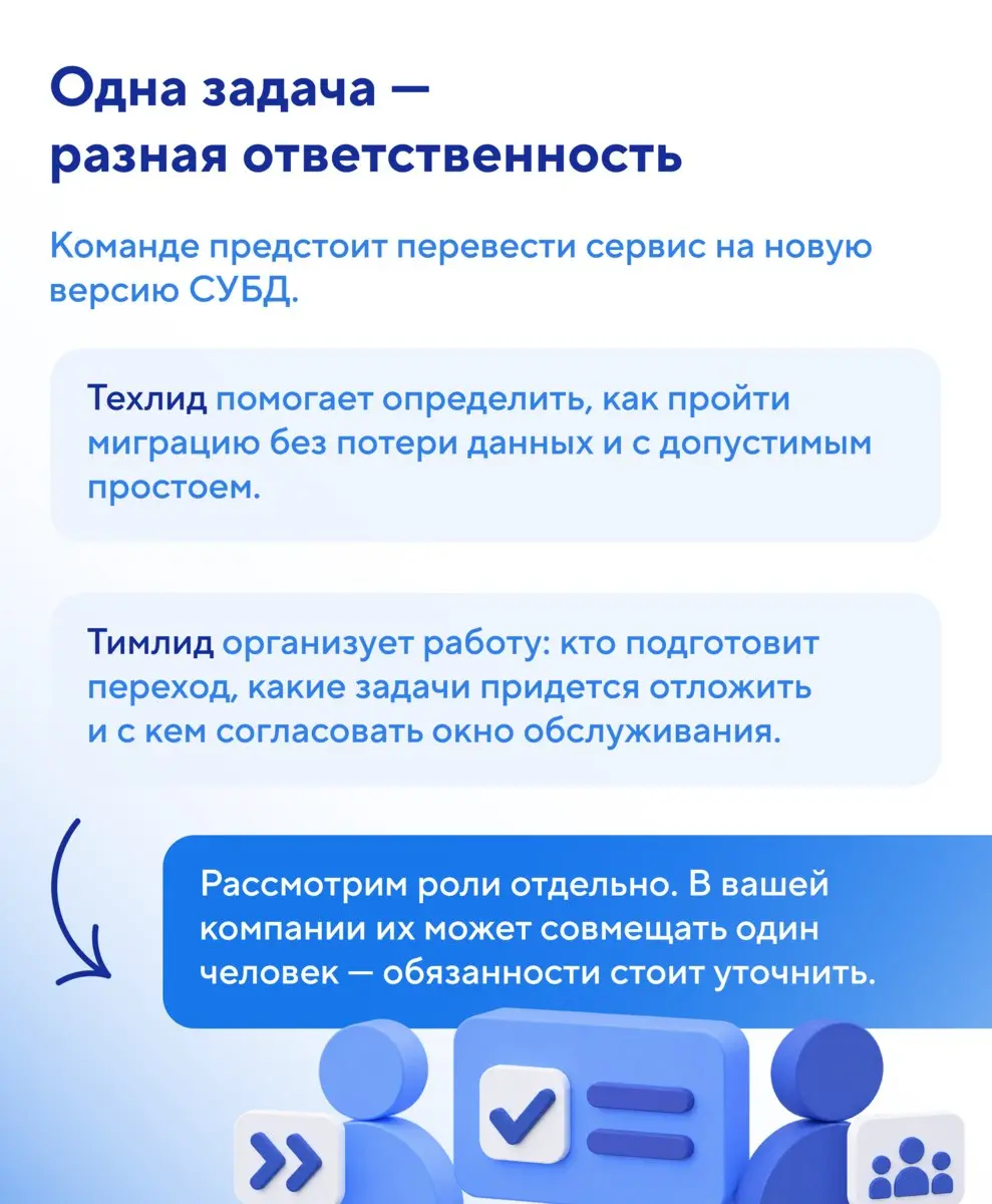 👨‍💻 Техлид или тимлид — куда расти сеньору?
Один ведет технические решения, другой управляет командой и организует работу. На практике граница не всегда очевидна | Сетка — социальная сеть от hh.ru