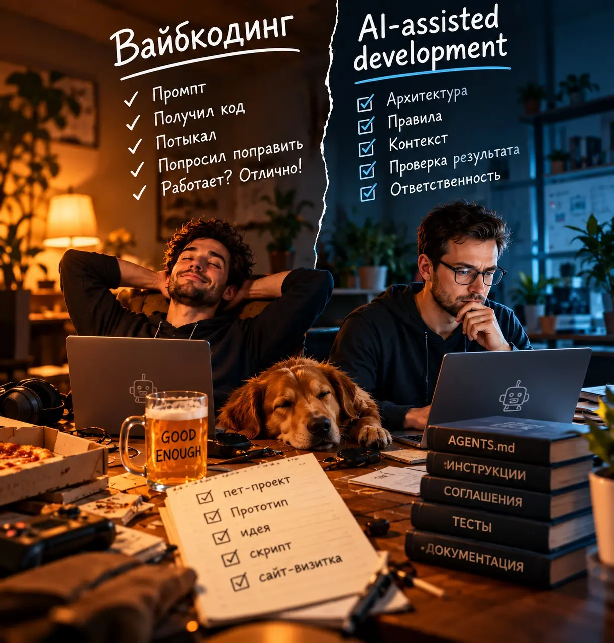 Vibe coding или AI-Assisted development | Сетка — социальная сеть от hh.ru