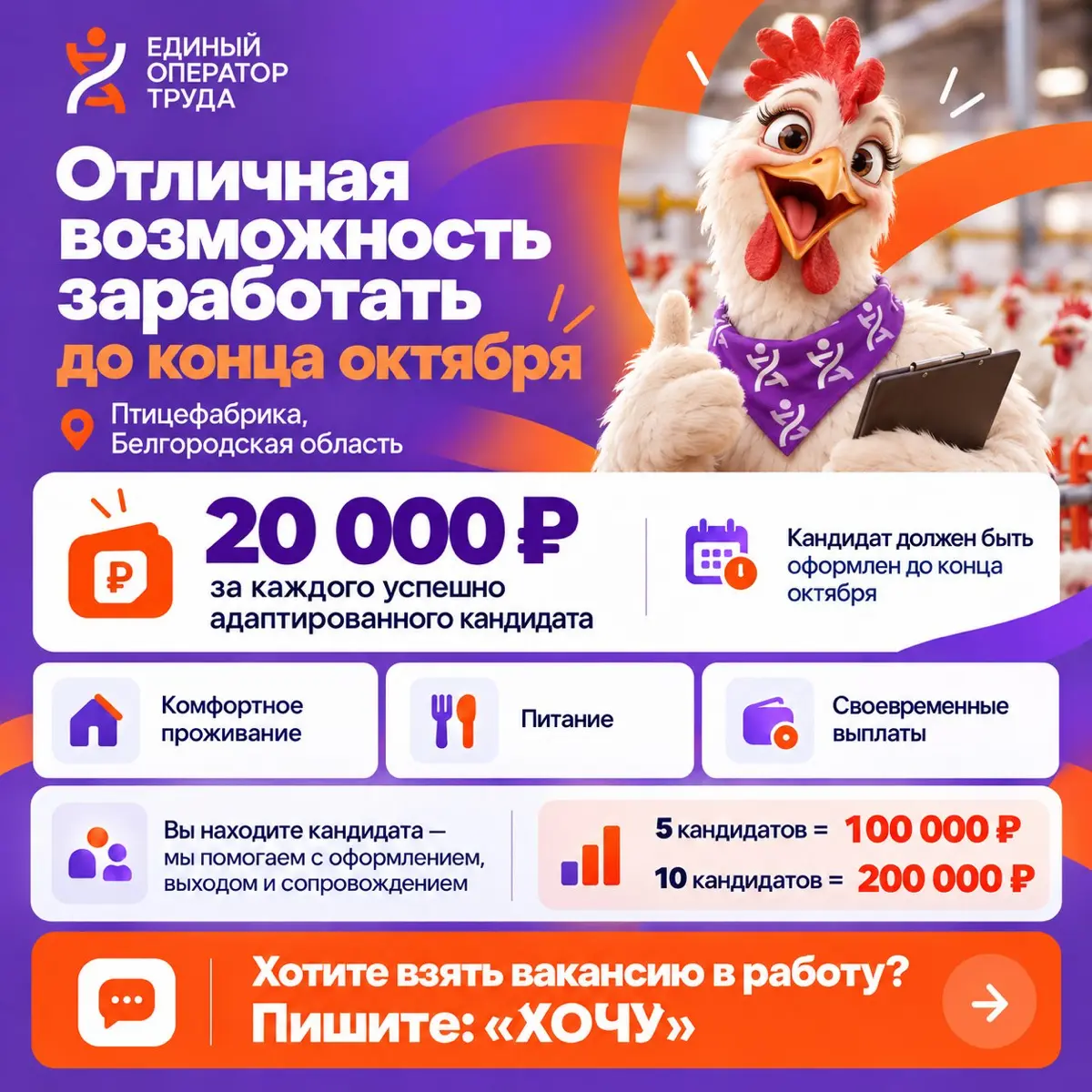 👇 Отличная возможность заработать на подборе персонала! | Сетка — социальная сеть от hh.ru
