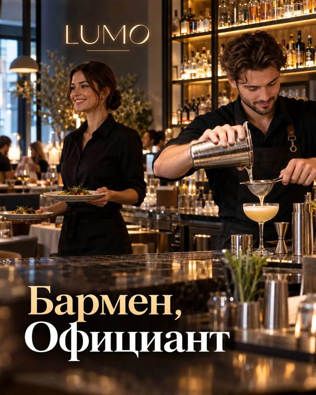 1️⃣БАРМЕН - от 425₽/ч + 10% чаевые
2️⃣ОФИЦИАНТ - от 350₽/ч + чаевые
LUMO
• Москва, м. Раменки
• Рестораны/Кафе
• @Ali338sa
Полное описание вакансии размещено в Телеграм и Макс | Сетка — социальная сеть от hh.ru