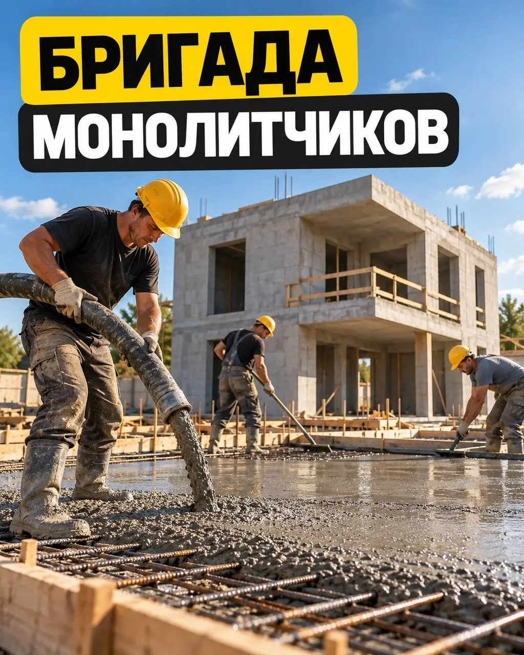 БРИГАДА МОНОЛИТЧИКОВ
Прямой работодатель
• посёлок Мисайлово, юг Москвы
• Строительство
• +79284597999
Полное описание вакансии размещено в Телеграм и Макс | Сетка — социальная сеть от hh.ru