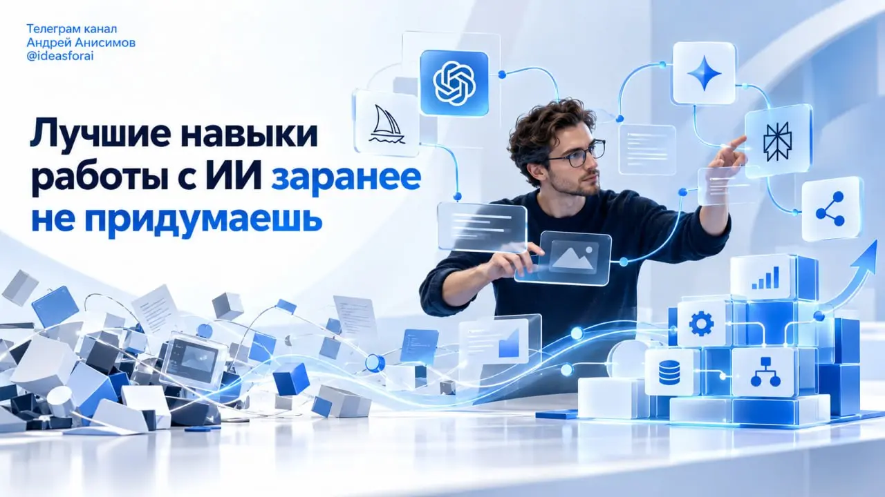 Лучшие навыки работы с ИИ заранее не придумаешь. Они появляются уже после внедрения ⚙️
Можно заранее расписать AI skills, отправить людей на обучение, придумать матрицу компетенций | Сетка — социальная сеть от hh.ru