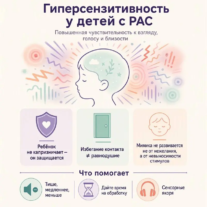 СЕНСОРНАЯ НЕВЫНОСЛИВОСТЬ: КОГДА МИР СЛИШКОМ ГРОМКИЙ
«Признаки аутистического развития проявляются прежде всего в ограничении возможностей совместной проработки впечатлений | Сетка — социальная сеть от hh.ru