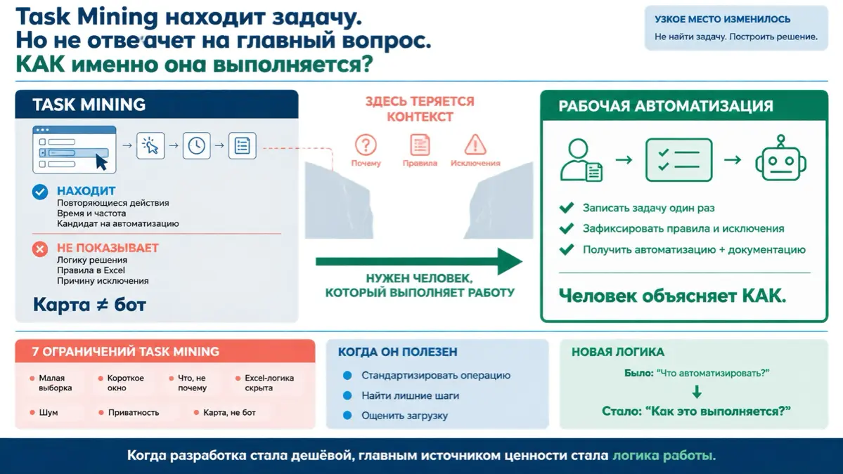 🎯 Task Mining находит задачу. | Сетка — социальная сеть от hh.ru