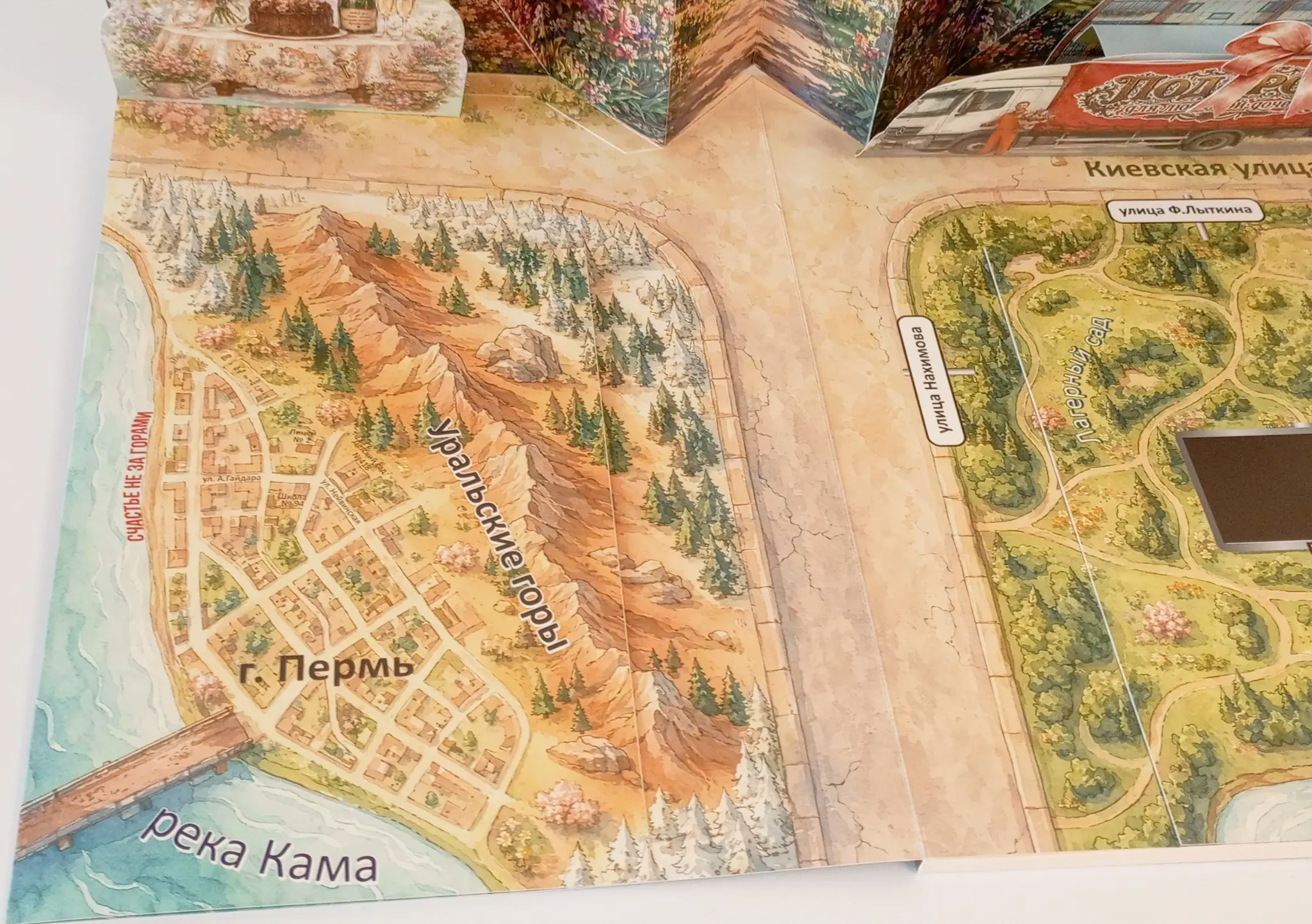Открытка с Днём Рождения 4 POP UP разворота | Сетка — социальная сеть от hh.ru
