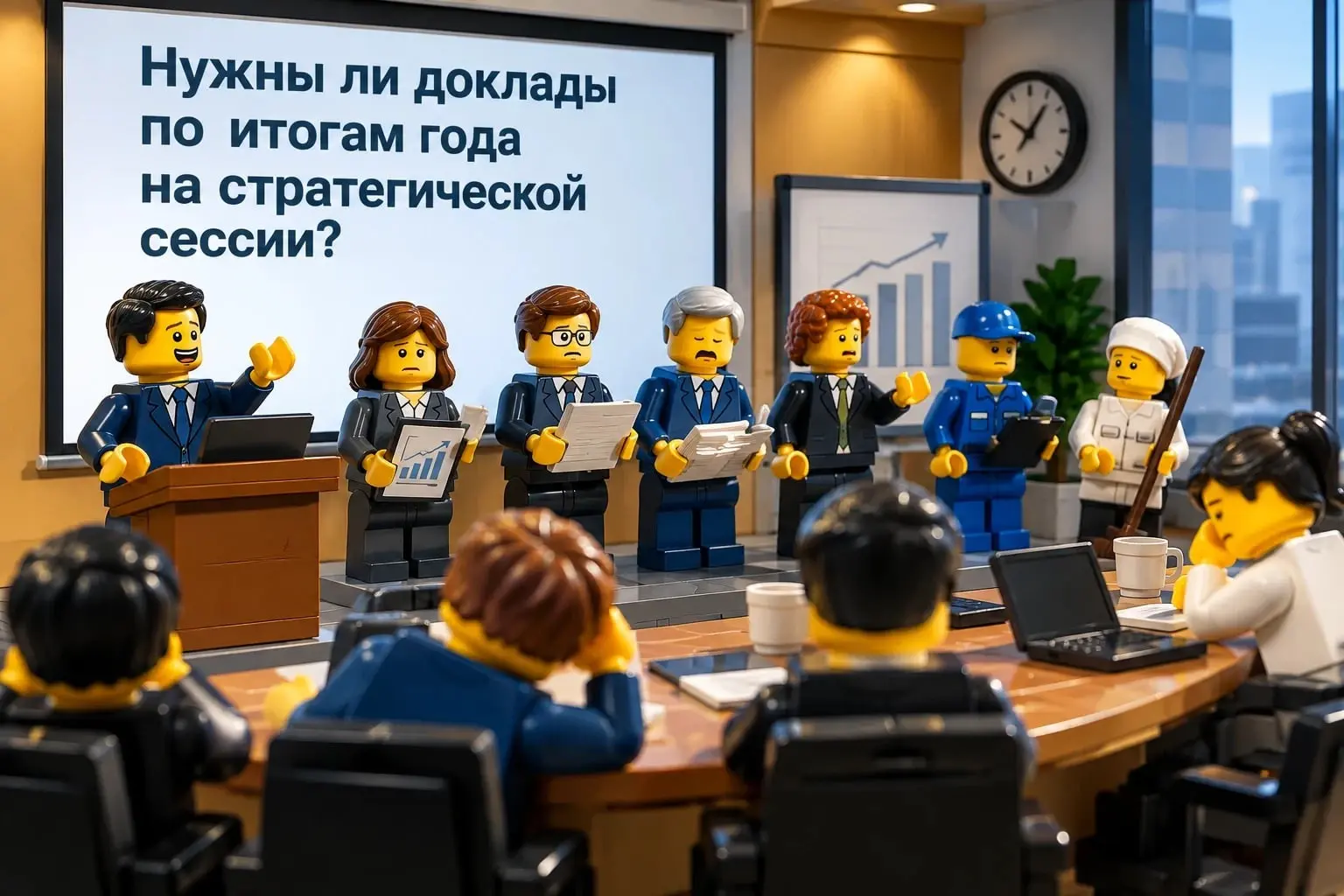 Нужны ли доклады по итогам года на стратегической сессии? | Сетка — социальная сеть от hh.ru