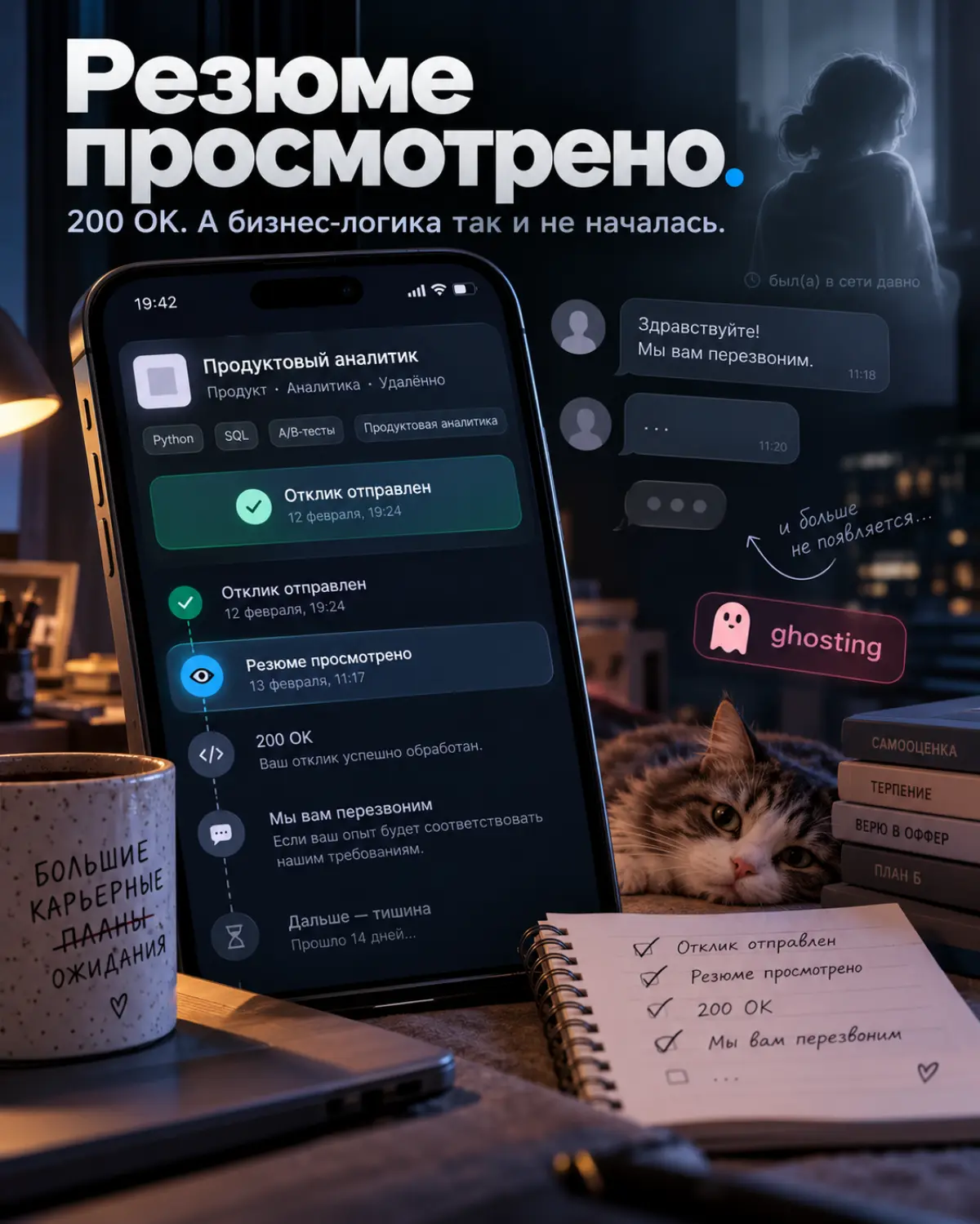 «Резюме просмотрено» | Сетка — социальная сеть от hh.ru
