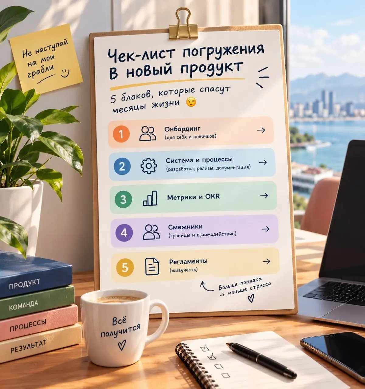 Чек-лист погружения в новый продукт: 5 блоков | Сетка — социальная сеть от hh.ru
