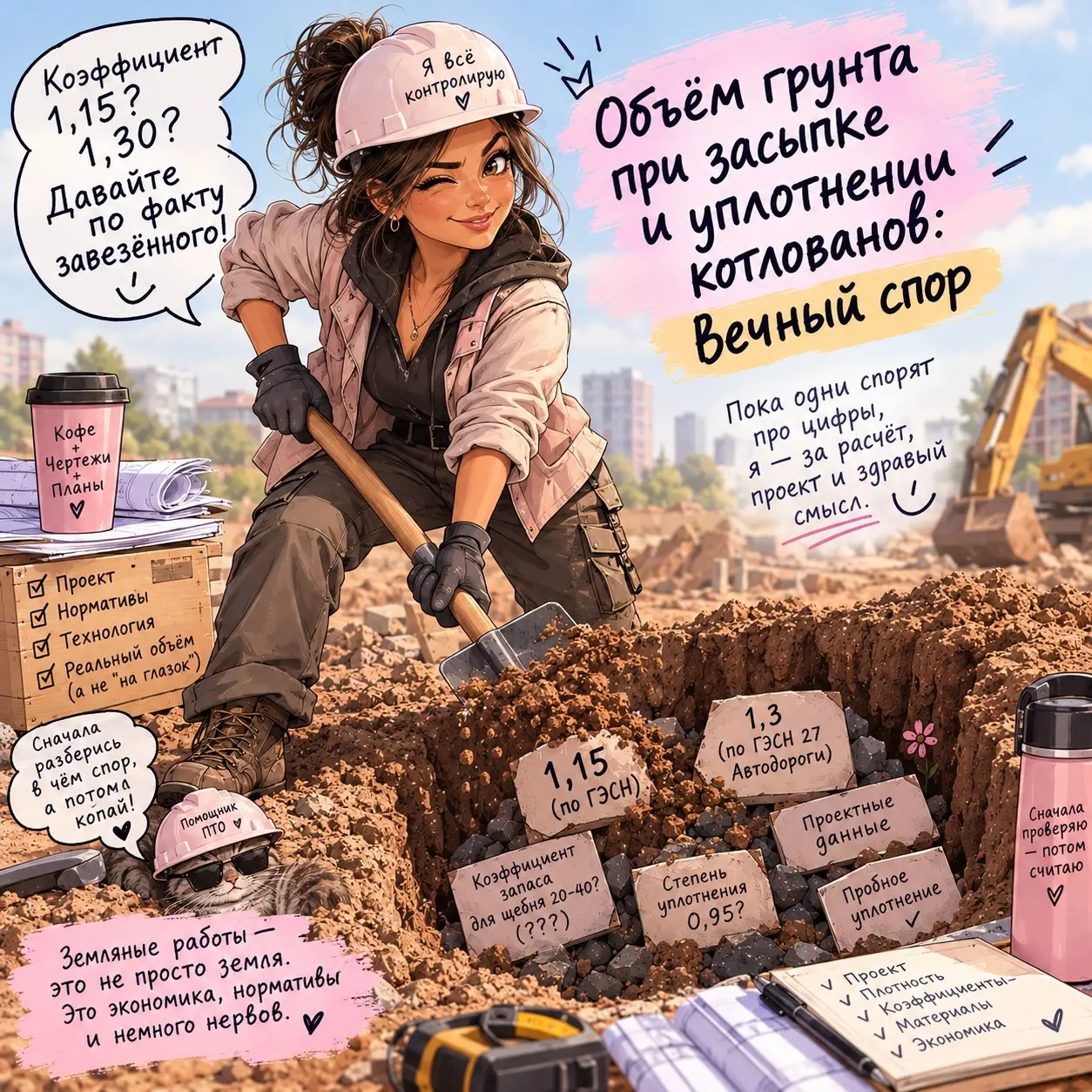 Когда смета говорит: «1,15», а стройка говорит: «Ещё машину! | Сетка — социальная сеть от hh.ru