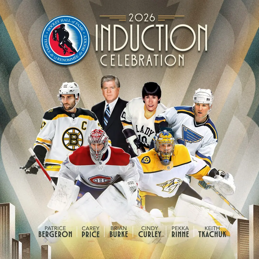 🔖#MILESTONES#RUMORS & #NEWS
🧸 Патрис Бержерон, 🏒 Кэри Прайс, 🐅 Пекка Ринне, 👍 Кит Ткачак и 👍 Брайан Бурк войдут в Зал славы НХЛ в этом сезоне | Сетка — социальная сеть от hh.ru