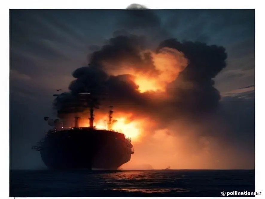 Танкер вспыхнул в море: в Сириусе экстренно закрыли пляжи 🚢🔥 | Сетка — социальная сеть от hh.ru