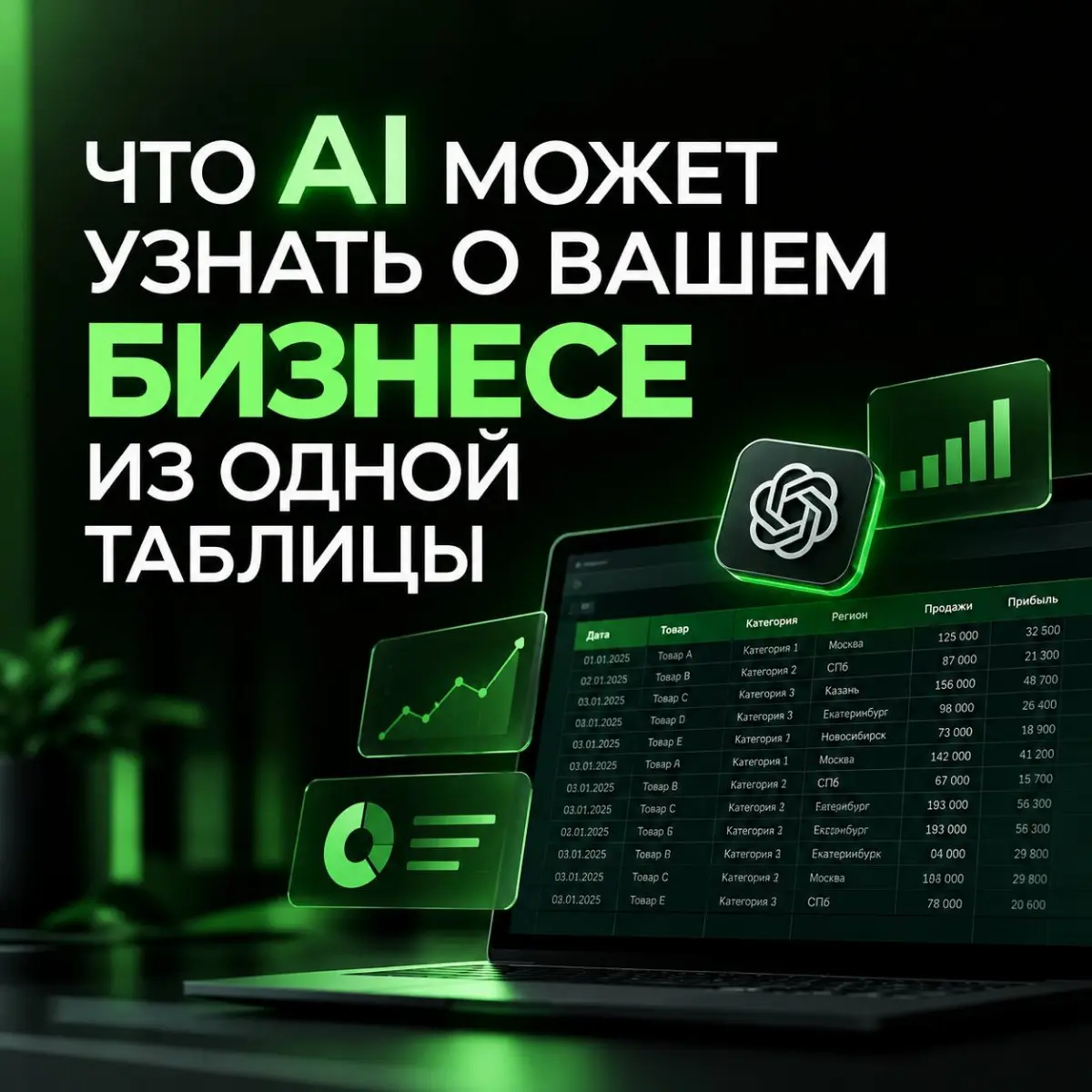 Что AI может узнать о вашем бизнесе из одной таблицы? | Сетка — социальная сеть от hh.ru
