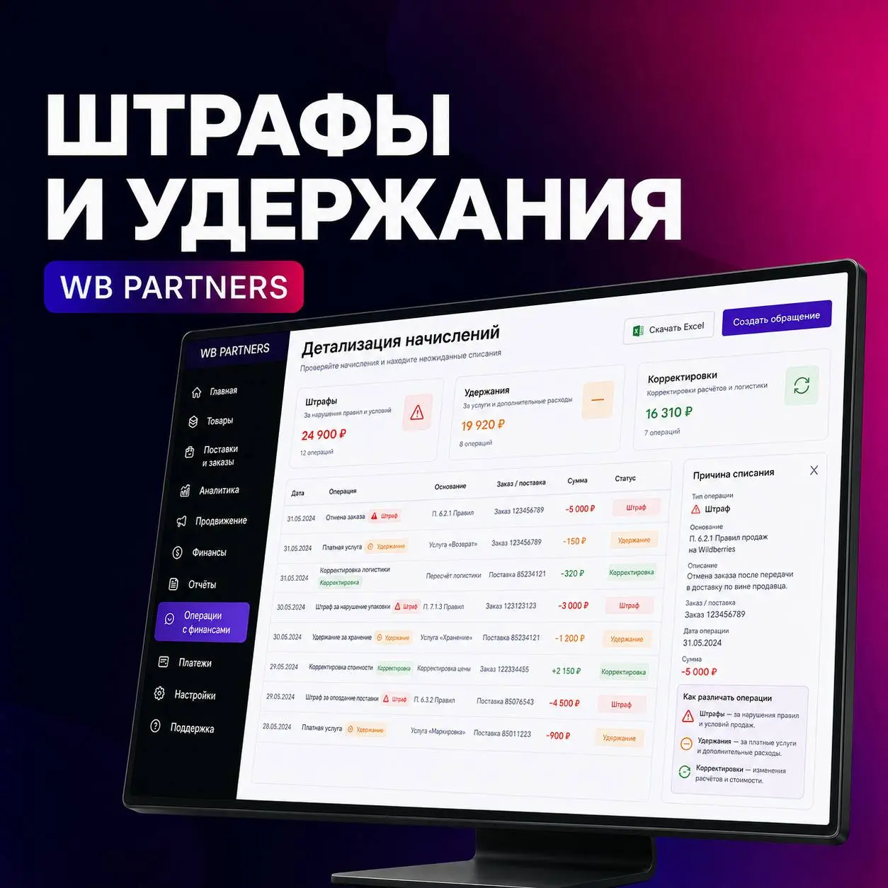 💸 Штрафы, удержания и корректировки: как найти причину списания
Обнаружили неожиданное списание? Сначала определите тип операции. Штраф, удержание и корректировка — это не одно и то же | Сетка — социальная сеть от hh.ru