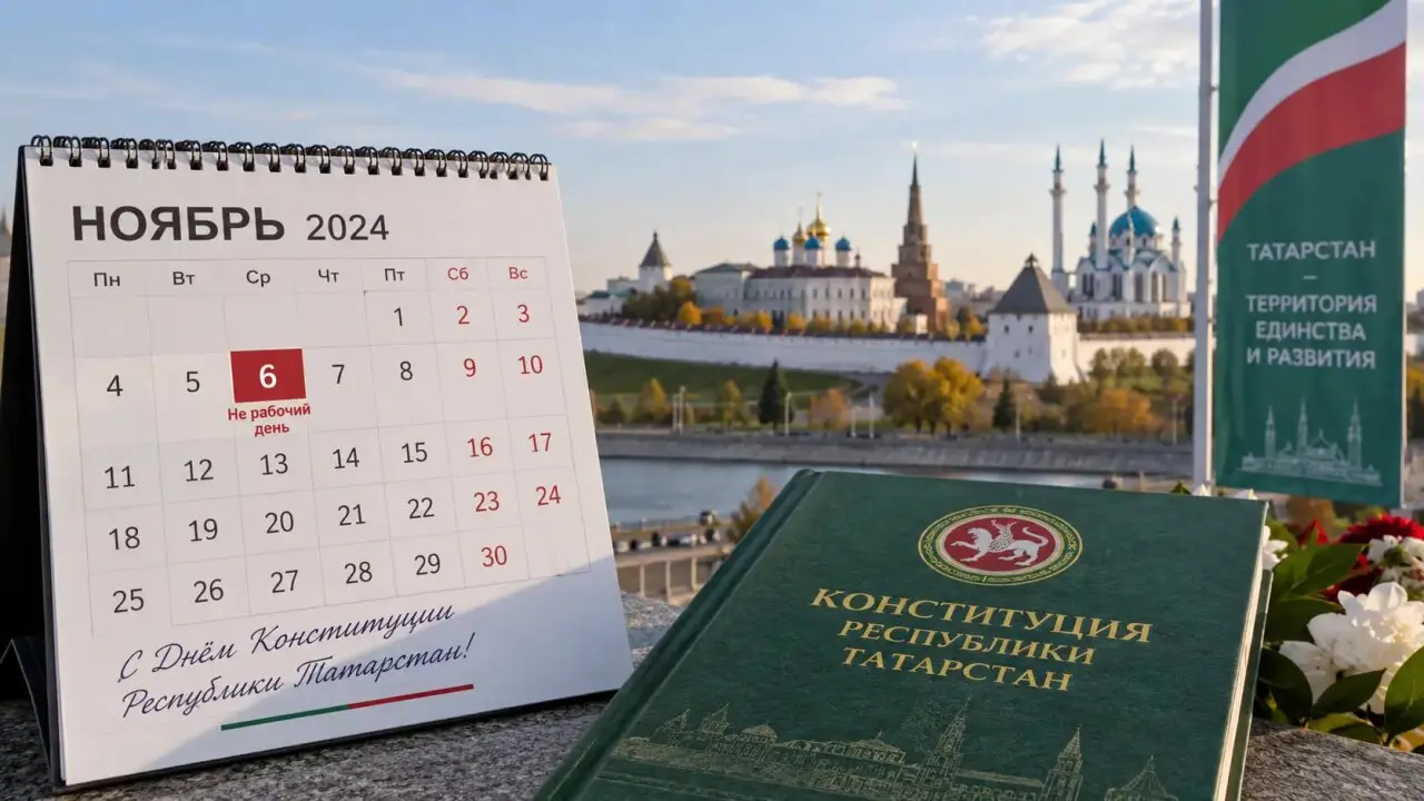 📅 В Татарстане 6 ноября — нерабочий праздничный день: республика отмечает День Конституции.
Выпадает на пятницу, переноса нет, так что у пятидневщиков получатся длинные выходные с 6 по 8 ноября | Сетка — социальная сеть от hh.ru