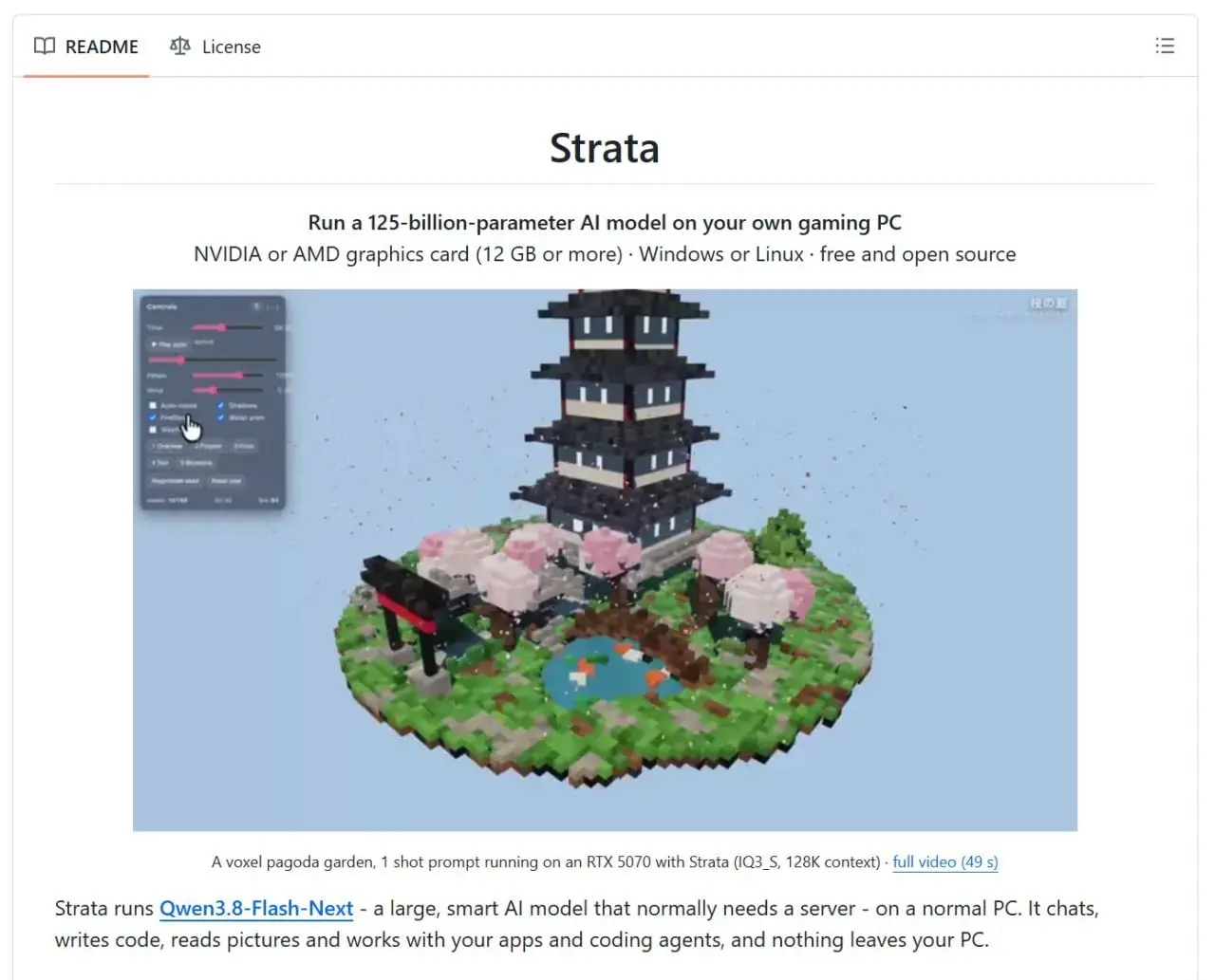 🖥 МОЙ ПК СТАНОВИТСЯ УМНЕЕ
Вышел Strata — опенсорс-движок, который запускает модель на 125 миллиардов параметров (Qwen3.8-Flash-Next) прямо на твоем домашнем железе 🚀 | Сетка — социальная сеть от hh.ru