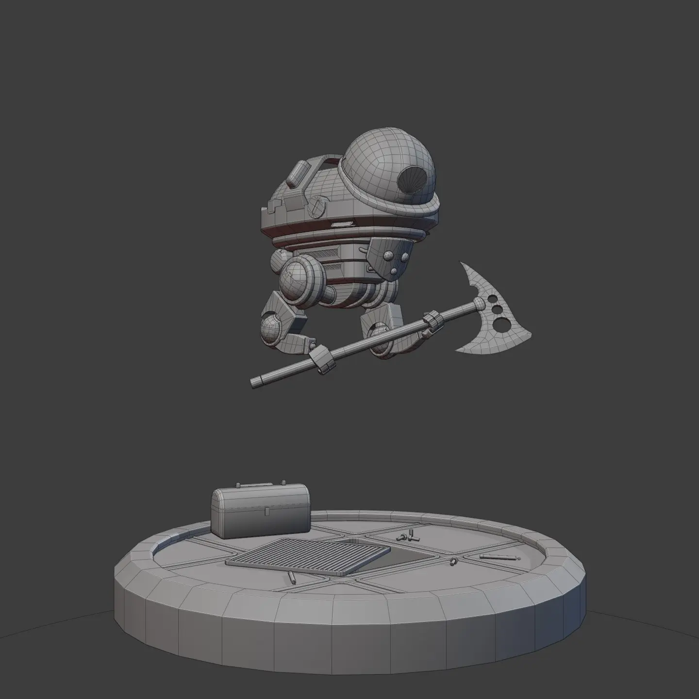 Моя работа в Blender | Сетка — социальная сеть от hh.ru