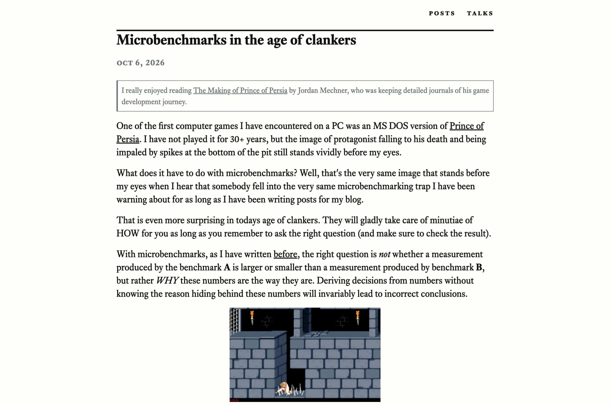 Microbenchmarks in the age of clankers: Кто читал статью от Filip Hráček про скорость циклов в Dart, обязательно прочитайте разбор Славы Егорова: из-за типа num у суммы компилятор вместо обычного слож... | Сетка — социальная сеть от hh.ru