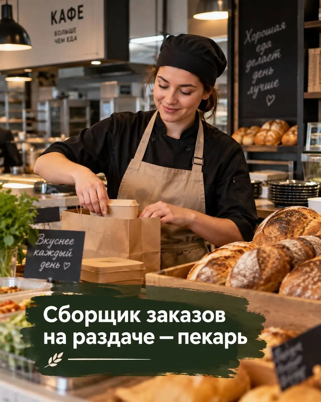 СБОРЩИК ЗАКАЗОВ НА РАЗДАЧЕ — ПЕКАРЬ
От 5 000₽/смена
кафе
• Москва, м. Шаболовская
• Рестораны/Кафе
• +79162394914
Полное описание вакансии размещено в Телеграм и Макс | Сетка — социальная сеть от hh.ru