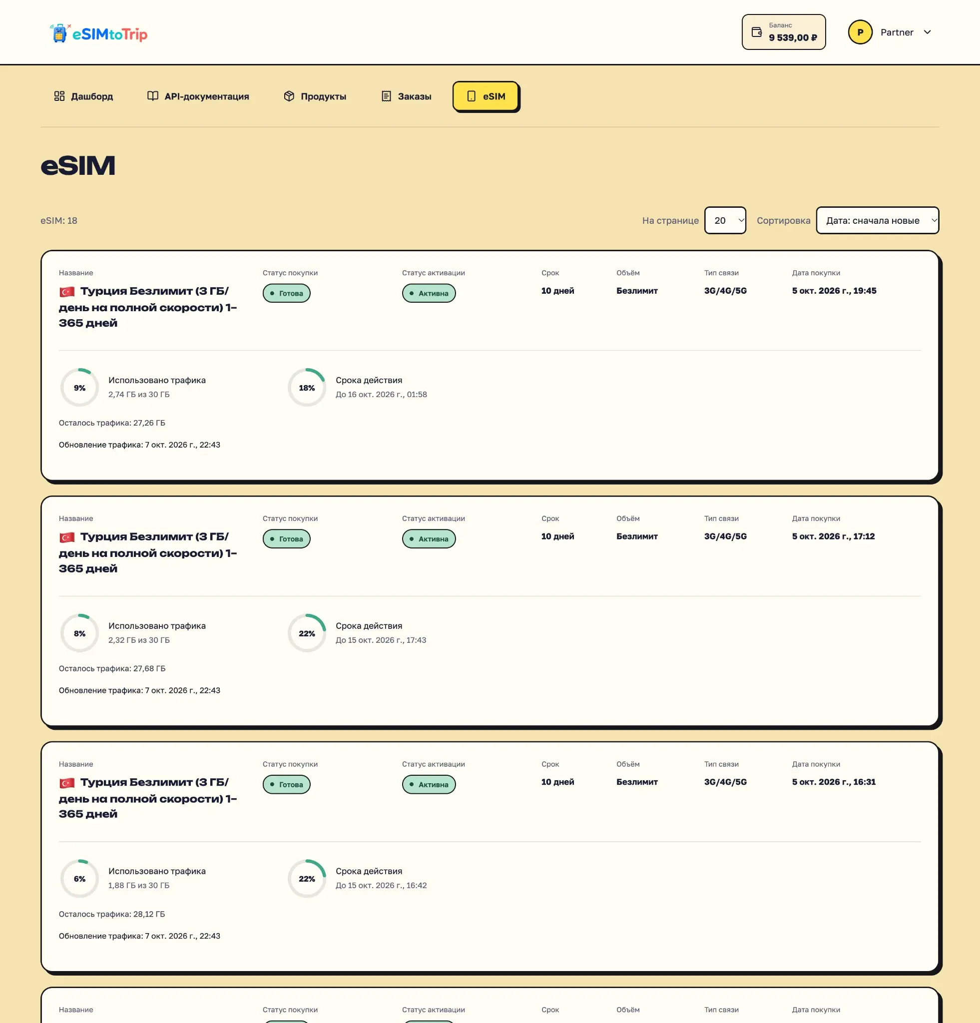 Русский B2B eSIM Partner Portal | Сетка — социальная сеть от hh.ru