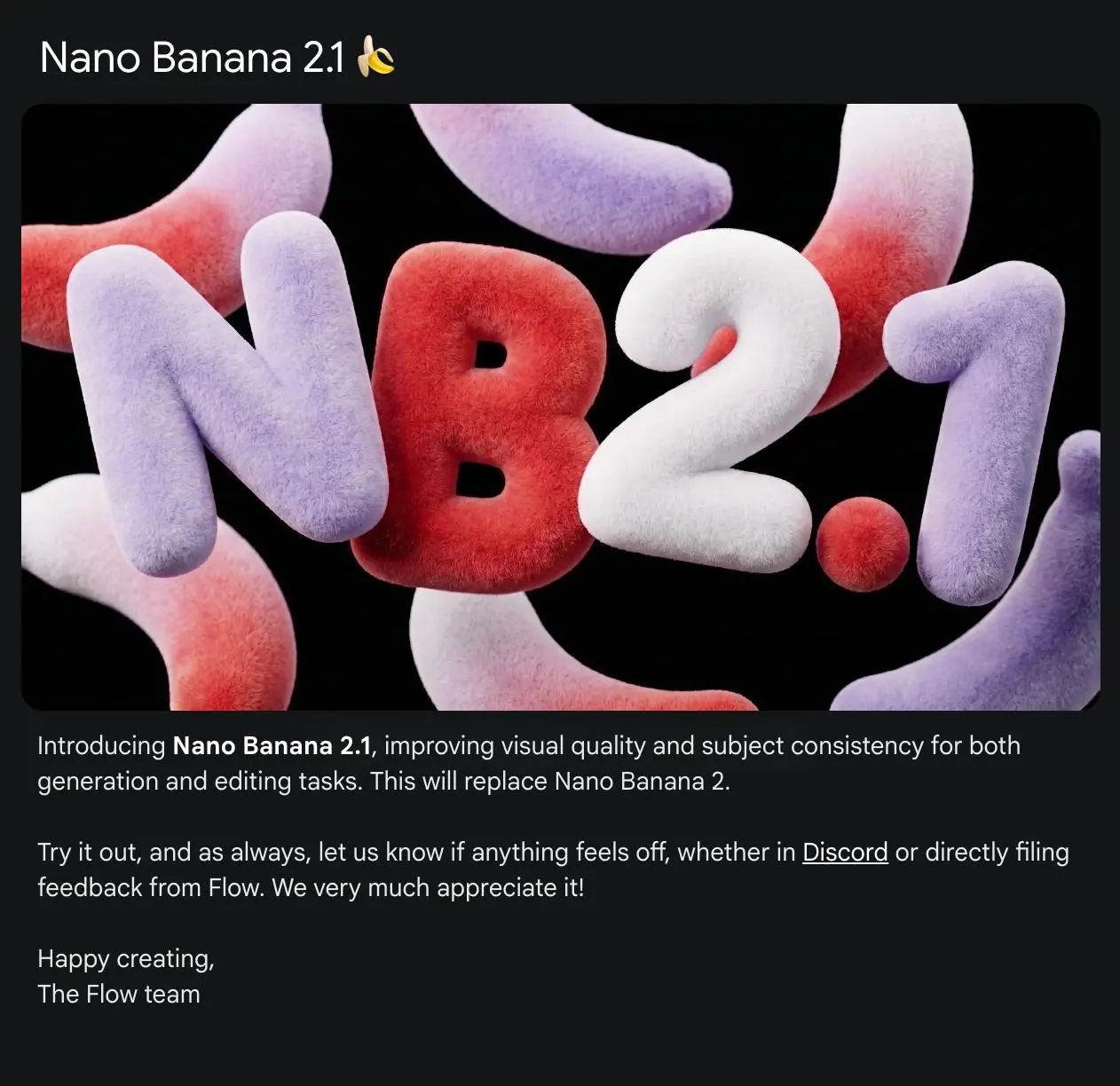 И на всякий случай запоздалая новость.
NanoBanana 2.1
❤️ | Сетка — социальная сеть от hh.ru