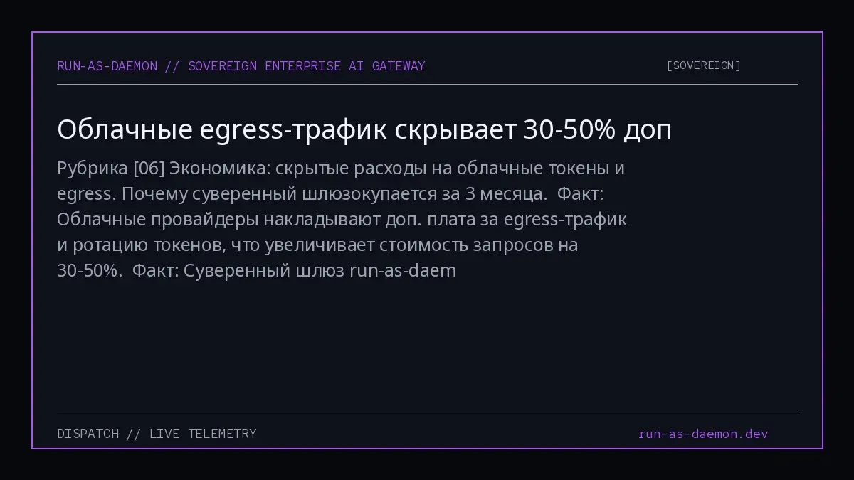 Рубрика 06 Экономика: скрытые расходы на облачные токены и egress. Почему суверенный шлюзокупается за 3 месяца.
Факт: Облачные провайдеры накладывают доп | Сетка — социальная сеть от hh.ru