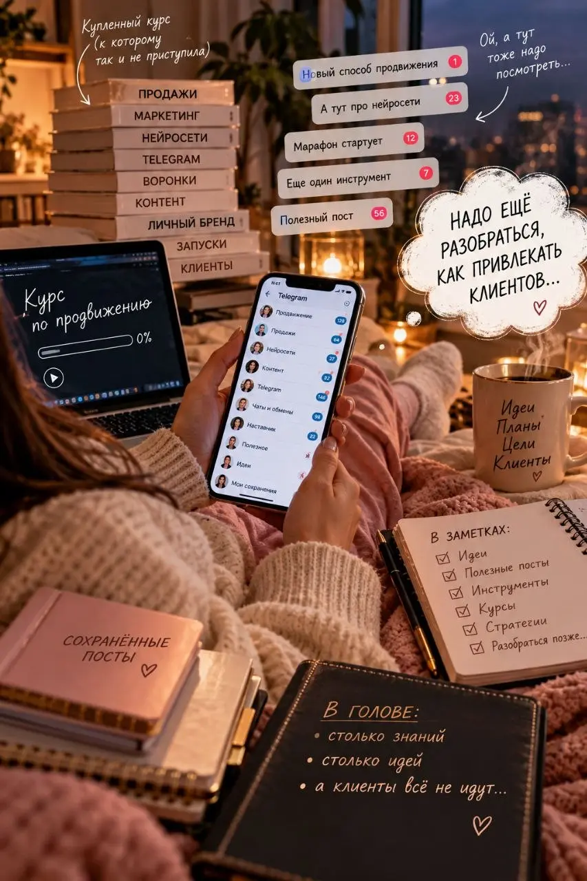 🔥 А ЧТО, ЕСЛИ ВЫ УЖЕ ЗНАЕТЕ ДОСТАТОЧНО?
Представьте обычный вечер.
Телефон в руках.
Открываете Telegram | Сетка — социальная сеть от hh.ru