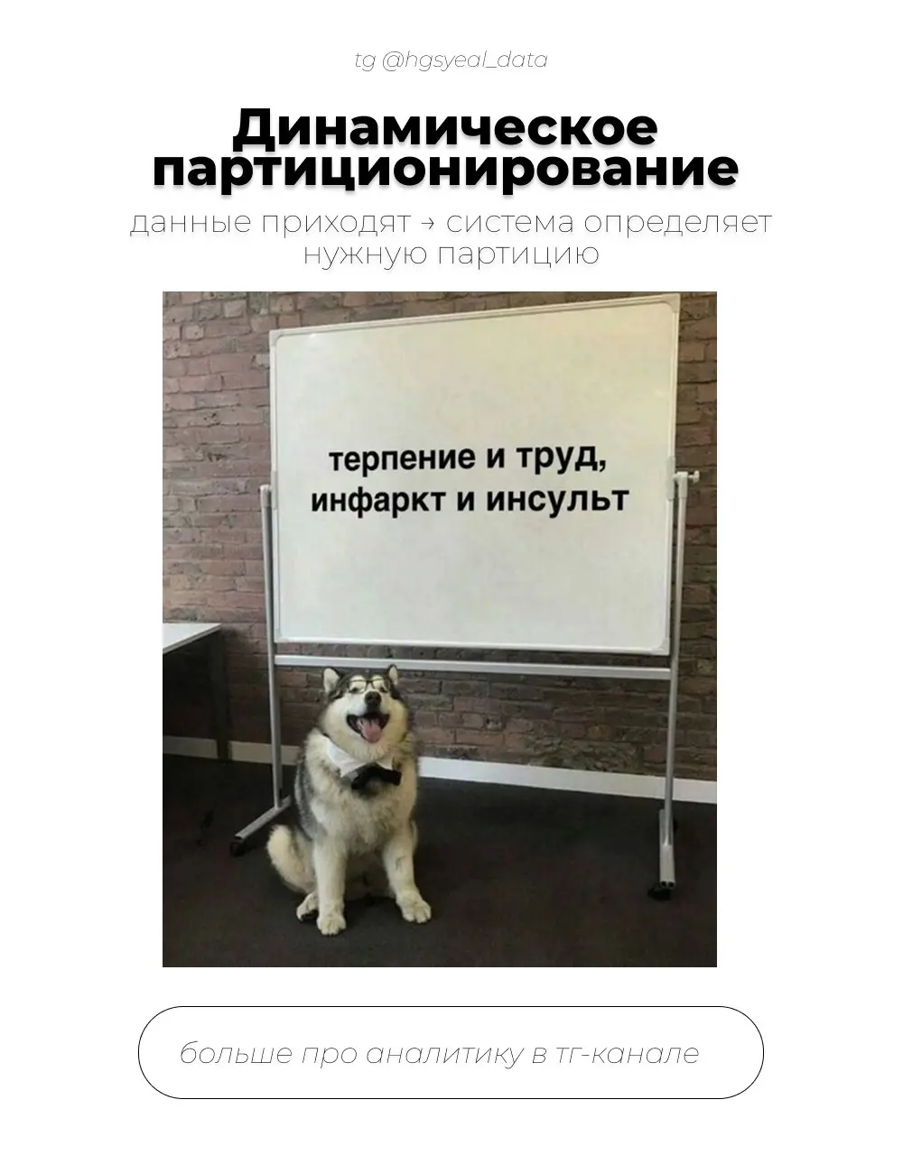 🤩 Динамическое партиционирование:э | Сетка — социальная сеть от hh.ru