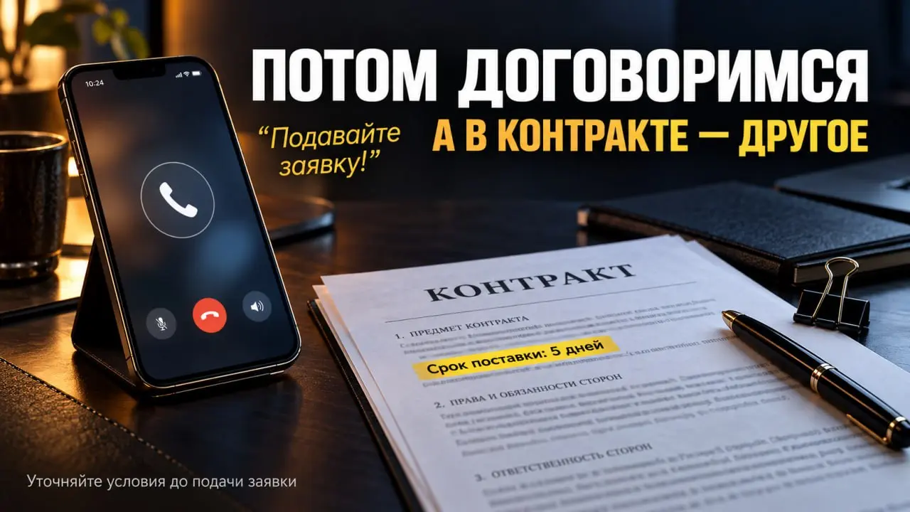 📞 «Подавайте заявку, потом договоримся»: чего стоит такое обещание
Представьте: закупка интересная, но в документах есть проблема | Сетка — социальная сеть от hh.ru