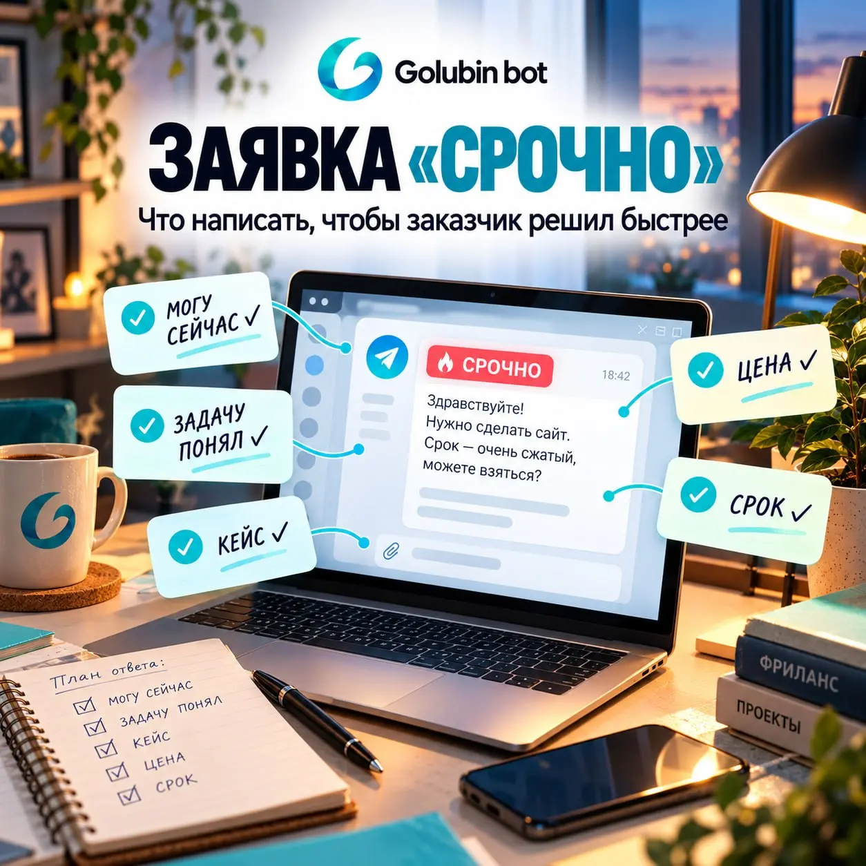 Если в заявке написано «срочно», не нужно писать длиннее. Нужно писать точнее | Сетка — социальная сеть от hh.ru