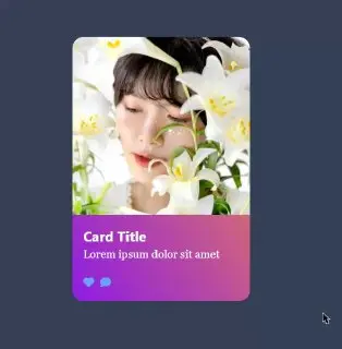 Tailwind Card - очень простая и быстрая в реализации карточка с эффектом приближения при наведении мыши. Картинка, заголовок, описание и 2 иконки. Ничего лишнего.
https://codepen.io/yexx/pen/rNpvdvR | Сетка — социальная сеть от hh.ru