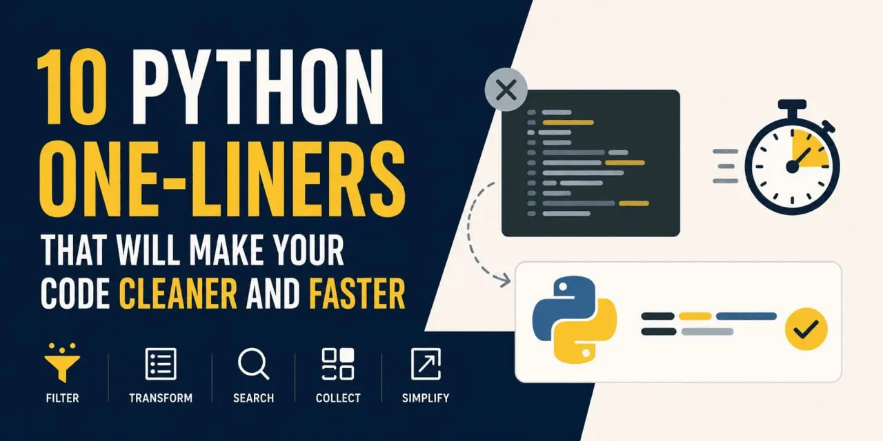 10 однострочных команд на Python, которые сделают ваш код чище и быстрее | Сетка — социальная сеть от hh.ru