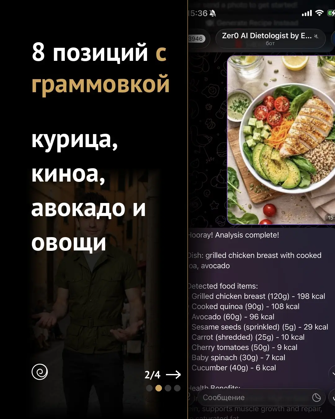 Обед из восьми продуктов: как быстро внести в дневник | Сетка — социальная сеть от hh.ru