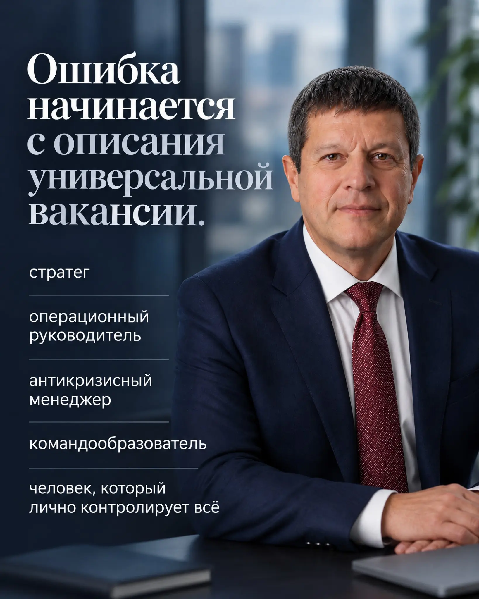 Передать операционку некому? | Сетка — социальная сеть от hh.ru
