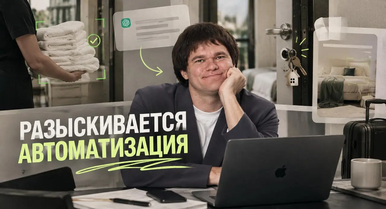 Казалось бы, где ИИ, а где уборка квартир и выдача ключей? Но именно в таких «ручных» бизнесах мне интереснее всего смотреть на автоматизацию.
Например, в посуточной аренде | Сетка — социальная сеть от hh.ru