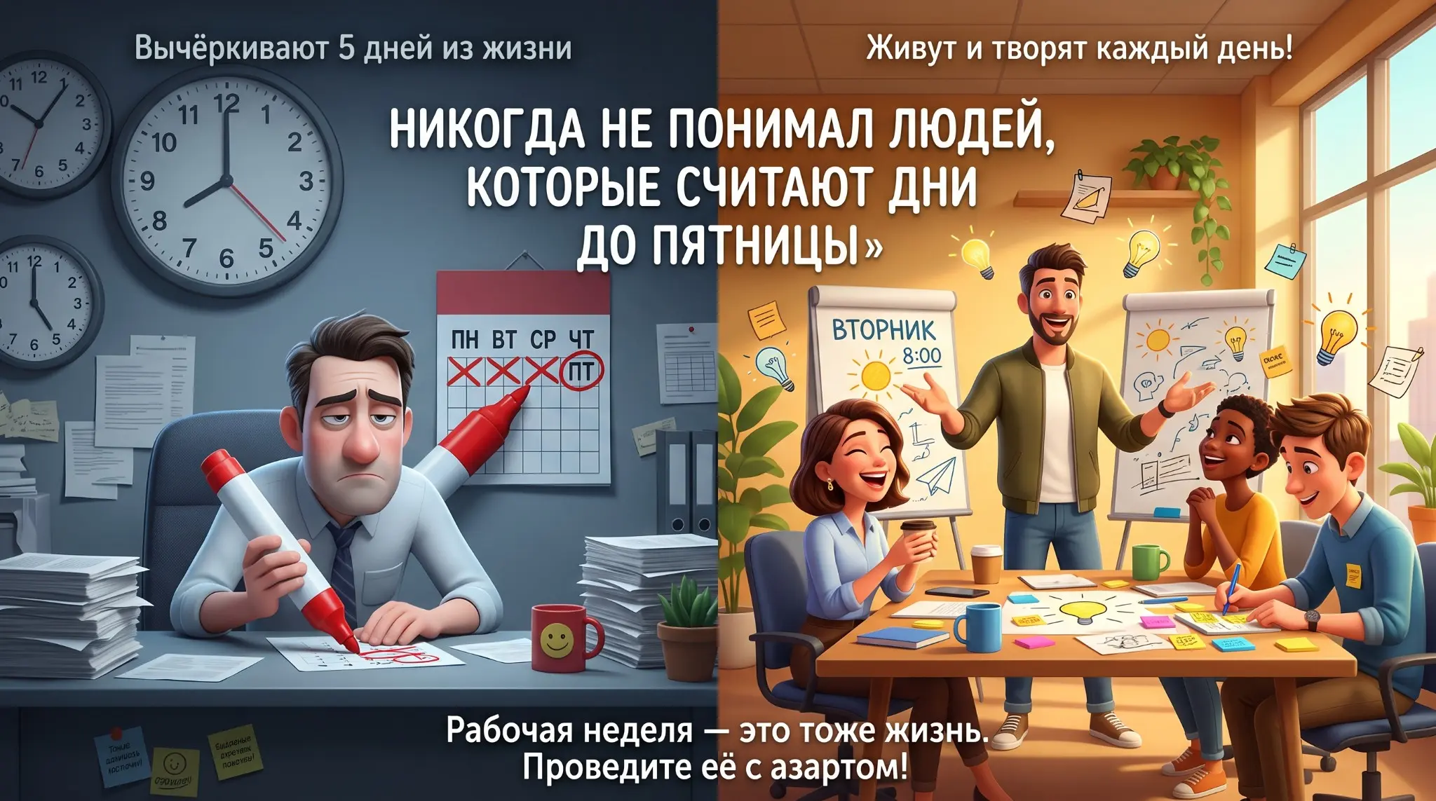 Пять дней из семи | Сетка — социальная сеть от hh.ru