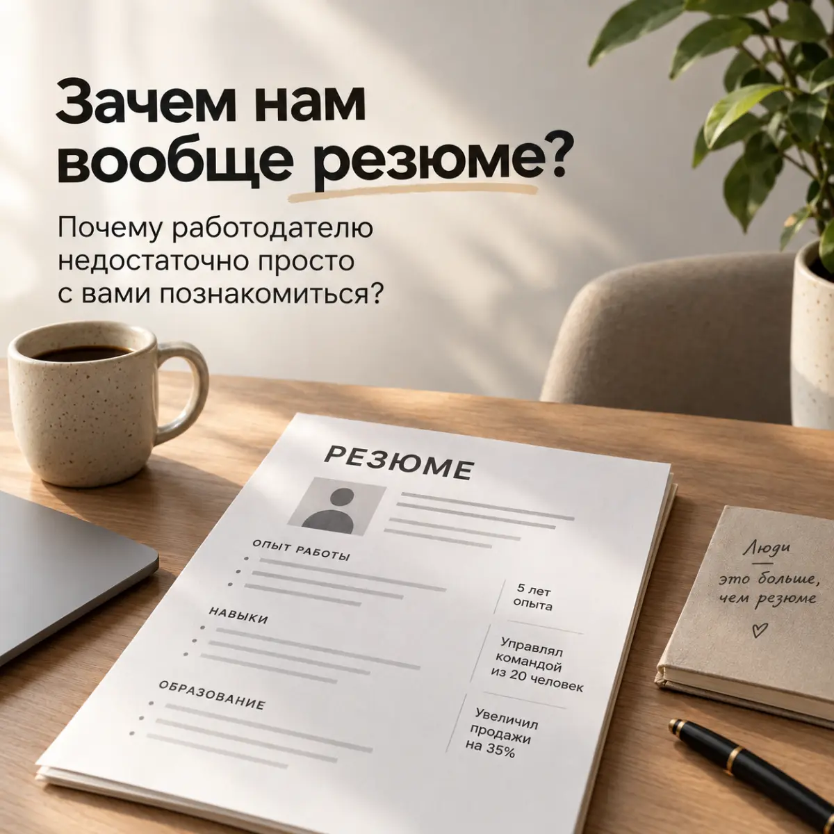 Зачем нам вообще резюме | Сетка — социальная сеть от hh.ru