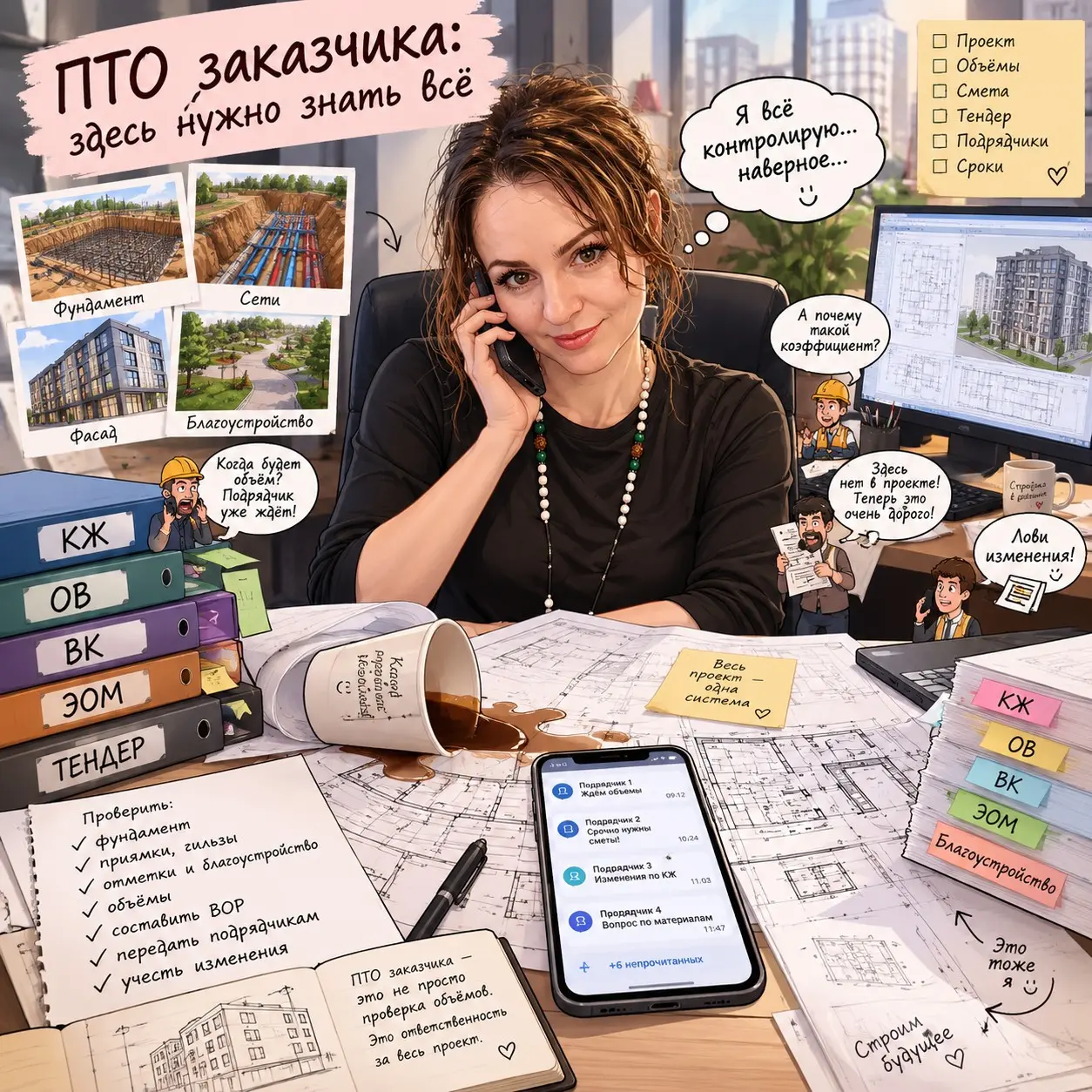 ПТО заказчика — это не только проверка объёмов работ | Сетка — социальная сеть от hh.ru