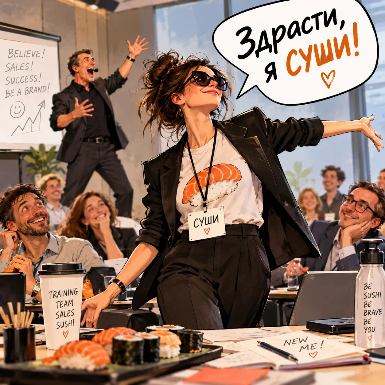 Здрасти, я Суши. Или тренинг не работает | Сетка — социальная сеть от hh.ru