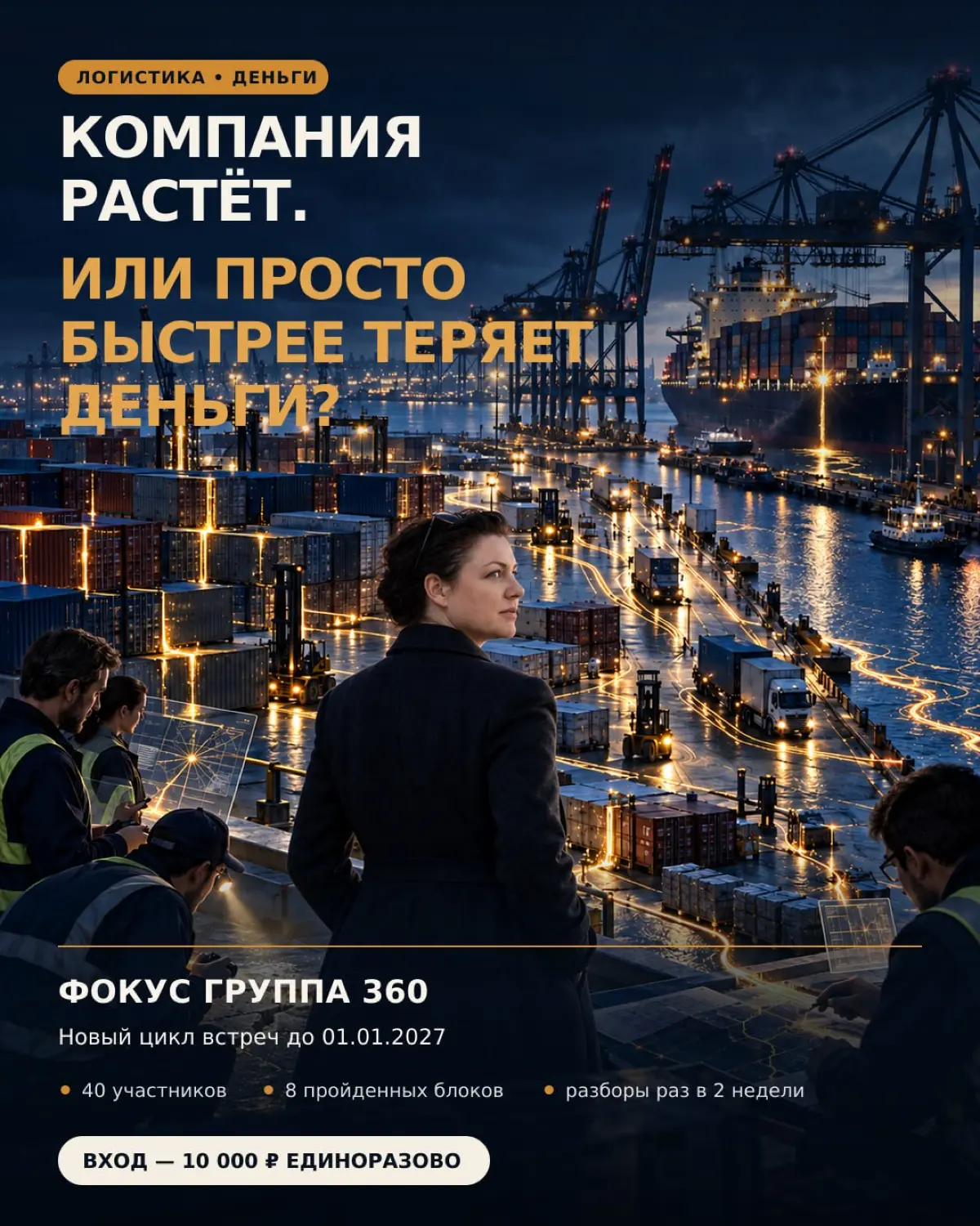 Я хочу собрать людей, которым сейчас нужен следующий шаг.
В карьере.
В управлении.
В бизнесе.
В деньгах.
До 1 января 2027 года каждый, кто захочет включиться, выберет свою точку Б.
Не «хочу развития» | Сетка — социальная сеть от hh.ru
