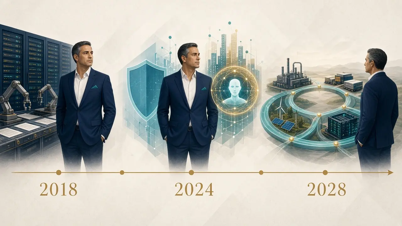 Навыки CIO: от автоматизации к ИИ экосистемам (2018–2028) | Сетка — социальная сеть от hh.ru