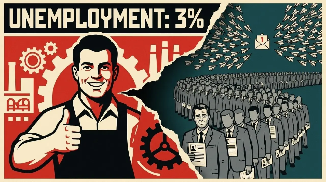 #мнение
Не такая уж и низкая безработица
Мы с вами на регулярной основе слышим изо всех утюгов о том, что в стране у нас рекордно низкая безработица. Звучит здорово, спору нет | Сетка — социальная сеть от hh.ru