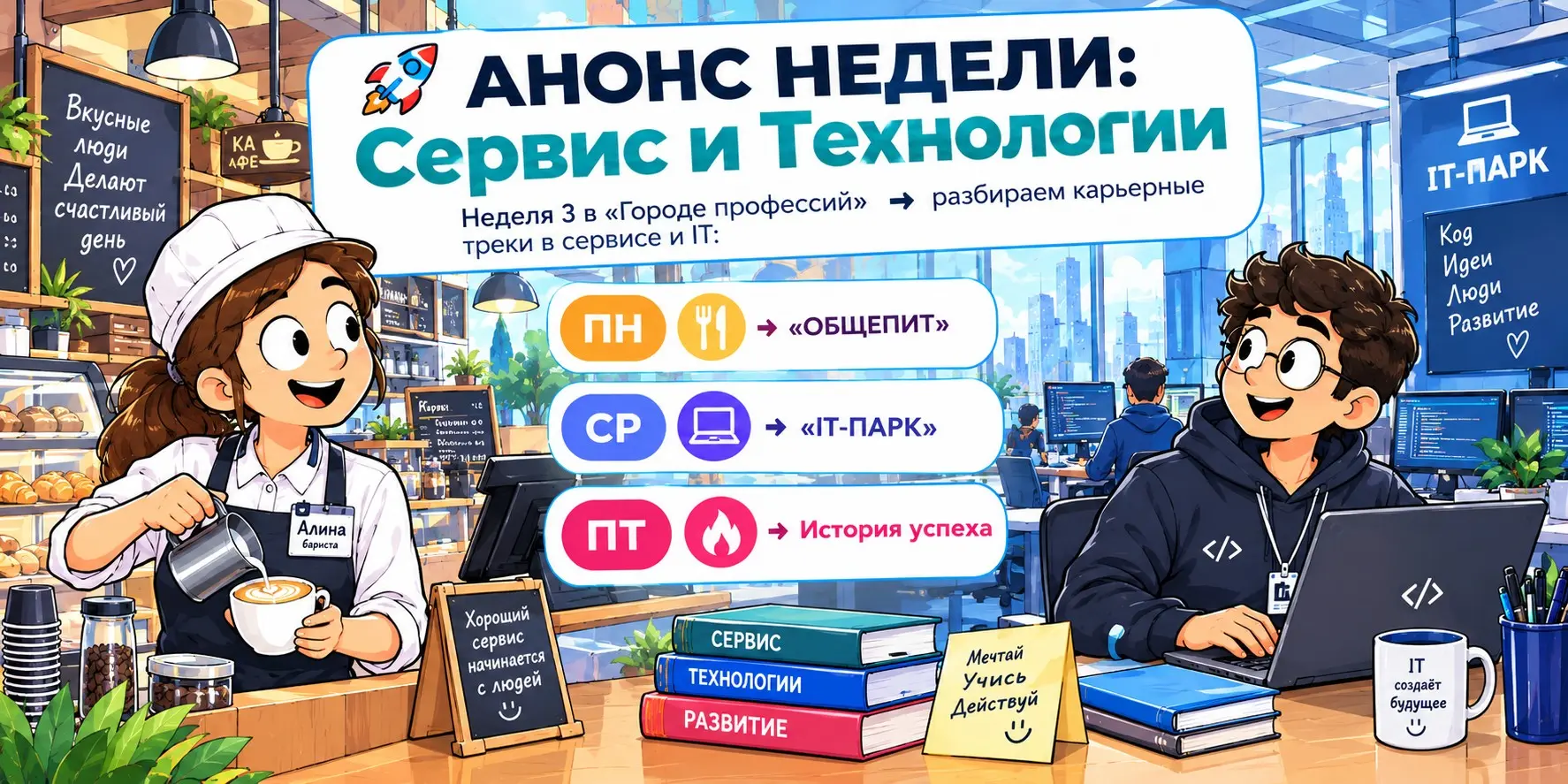 🚀 АНОНС НЕДЕЛИ: Сервис и Технологии | Сетка — социальная сеть от hh.ru