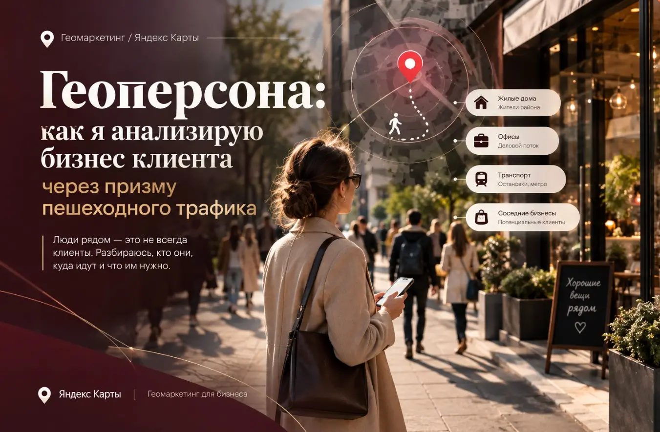 📍 Геоперсона: как я анализирую пешеходный трафик и потенциал | Сетка — социальная сеть от hh.ru
