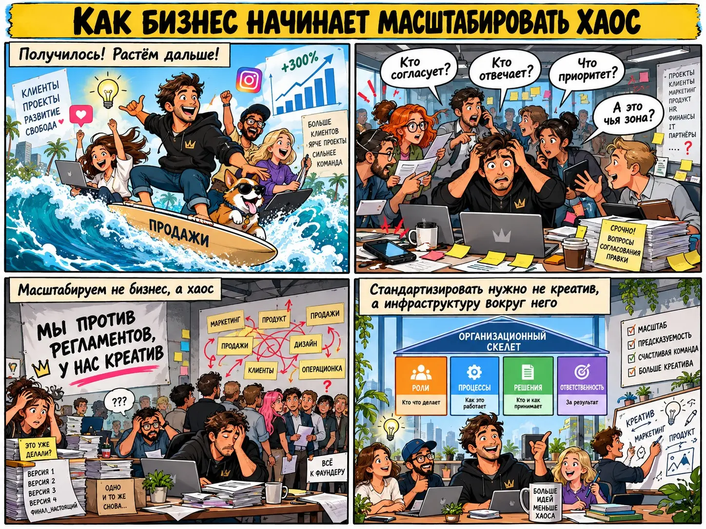 Не всё, что растёт, масштабируется... | Сетка — социальная сеть от hh.ru